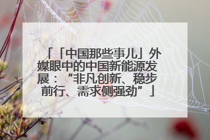 「中国那些事儿」外媒眼中的中国新能源发展：“非凡创新、稳步前行、需求侧强劲”