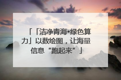 「洁净青海•绿色算力」以数绘图，让海量信息“跑起来”