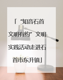 “知音石首 文明有约”文明实践活动走进石首市东升镇