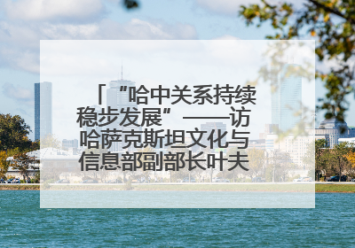 “哈中关系持续稳步发展”——访哈萨克斯坦文化与信息部副部长叶夫根尼·科切托夫
