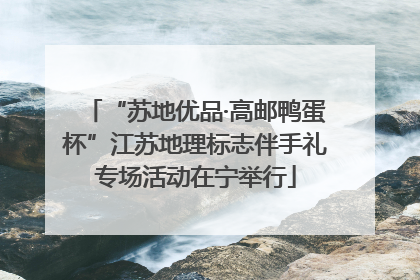 “苏地优品·高邮鸭蛋杯”江苏地理标志伴手礼专场活动在宁举行