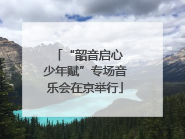 “韶音启心 少年赋”专场音乐会在京举行