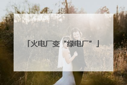 火电厂变“绿电厂”