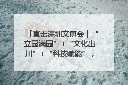 直击深圳文博会｜“立园满园”+“文化出川”+“科技赋能”，成都传媒发布三大文创领域合作清单