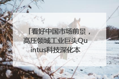 看好中国市场前景，高压领域工业巨头Quintus科技深化本土策略，构建全方位服务亚太区总部