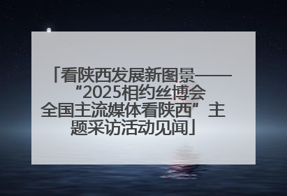 看陕西发展新图景——“2025相约丝博会 全国主流媒体看陕西”主题采访活动见闻