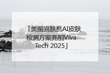 美图宜肤携AI皮肤检测方案亮相VivaTech 2025