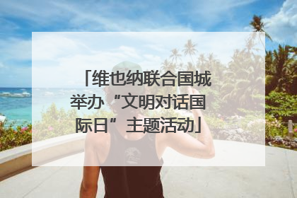 维也纳联合国城举办“文明对话国际日”主题活动