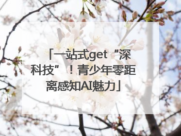 一站式get“深科技”！青少年零距离感知AI魅力