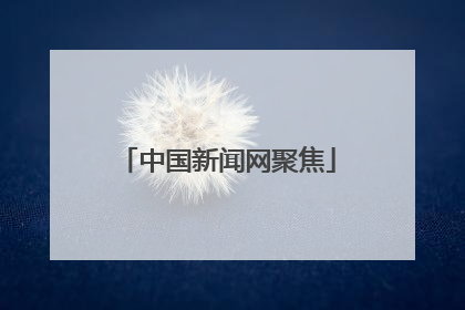 中国新闻网聚焦