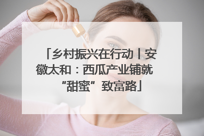 乡村振兴在行动丨安徽太和：西瓜产业铺就“甜蜜”致富路