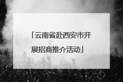 云南省赴西安市开展招商推介活动