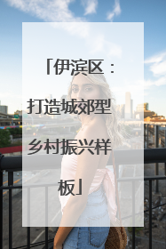 伊滨区：打造城郊型乡村振兴样板