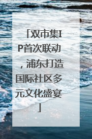 双市集IP首次联动，浦东打造国际社区多元文化盛宴
