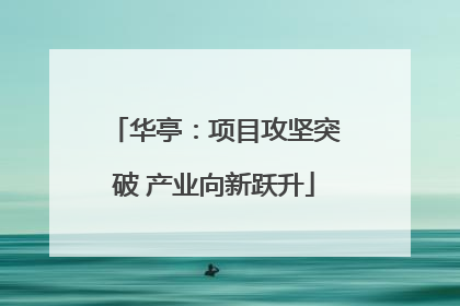 华亭：项目攻坚突破 产业向新跃升