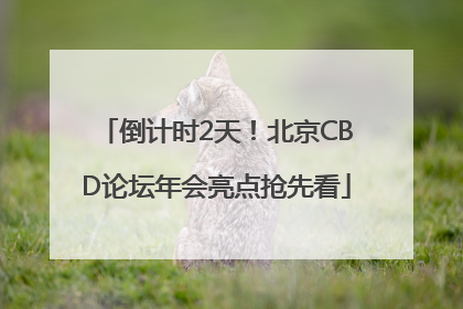 倒计时2天！北京CBD论坛年会亮点抢先看