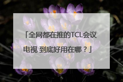 全网都在推的TCL会议电视 到底好用在哪？