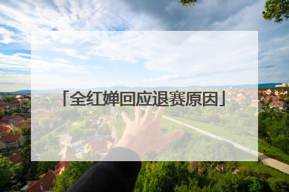 全红婵回应退赛原因