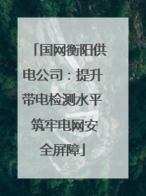国网衡阳供电公司：提升带电检测水平 筑牢电网安全屏障