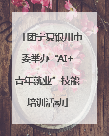团宁夏银川市委举办“AI+青年就业”技能培训活动