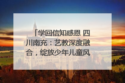 学回信知感恩 四川南充：艺教深度融合，绽放少年儿童风采｜您牵挂的四川