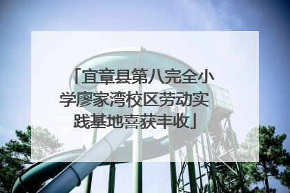 宜章县第八完全小学廖家湾校区劳动实践基地喜获丰收