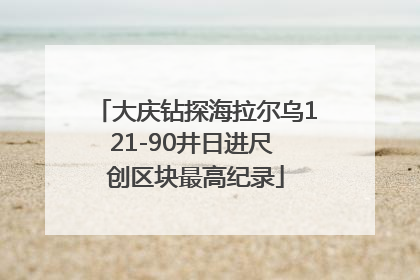 大庆钻探海拉尔乌121-90井日进尺 创区块最高纪录