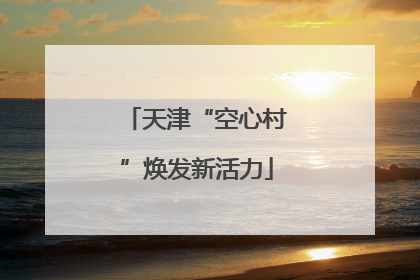 天津“空心村”焕发新活力