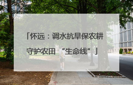 怀远：调水抗旱保农耕 守护农田 “生命线”