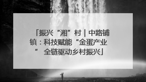 振兴“湘”村｜中路铺镇：科技赋能“金蛋产业” 全链驱动乡村振兴