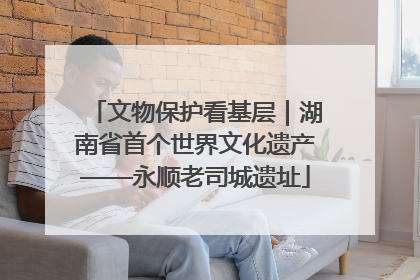 文物保护看基层｜湖南省首个世界文化遗产——永顺老司城遗址