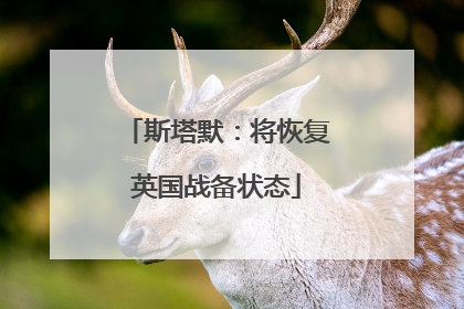 斯塔默：将恢复英国战备状态