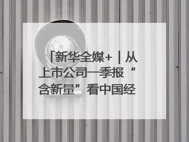 新华全媒+｜从上市公司一季报“含新量”看中国经济发展向“新”