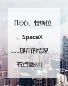 比心、特斯拉、SpaceX……现在的情况有点微妙