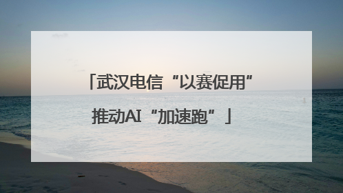 武汉电信“以赛促用”推动AI“加速跑”