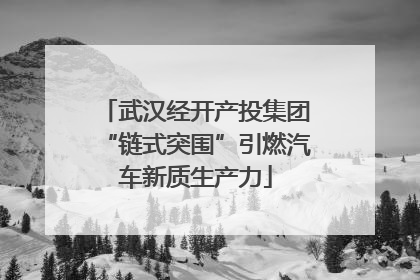 武汉经开产投集团“链式突围”引燃汽车新质生产力