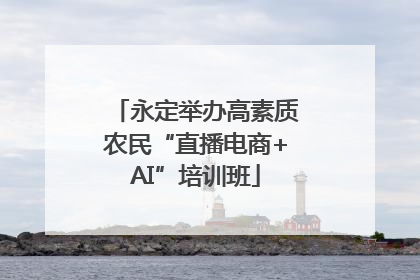 永定举办高素质农民“直播电商+AI”培训班