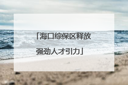 海口综保区释放强劲人才引力