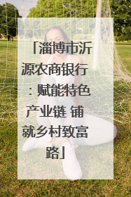 淄博市沂源农商银行：赋能特色产业链 铺就乡村致富路