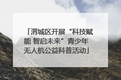 渭城区开展“科技赋能 智启未来”青少年无人机公益科普活动
