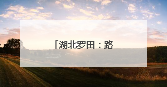 湖北罗田：路畅景美乡村兴