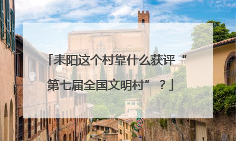 耒阳这个村靠什么获评“第七届全国文明村”？