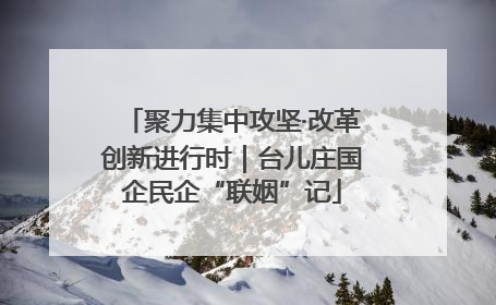 聚力集中攻坚·改革创新进行时｜台儿庄国企民企“联姻”记