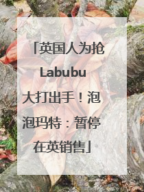 英国人为抢Labubu大打出手！泡泡玛特：暂停在英销售