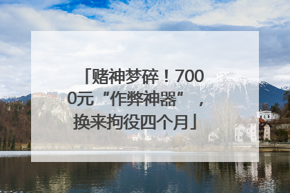 赌神梦碎！7000元“作弊神器”，换来拘役四个月