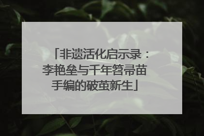 非遗活化启示录：李艳垒与千年笤帚苗手编的破茧新生