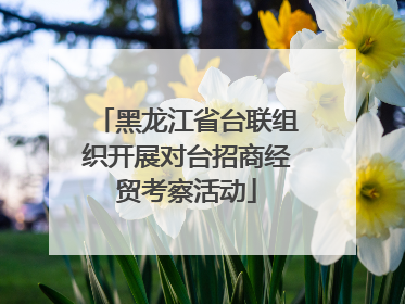 黑龙江省台联组织开展对台招商经贸考察活动