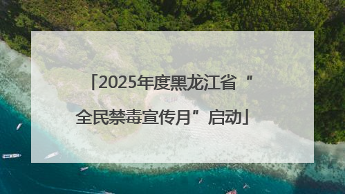 2025年度黑龙江省“全民禁毒宣传月”启动