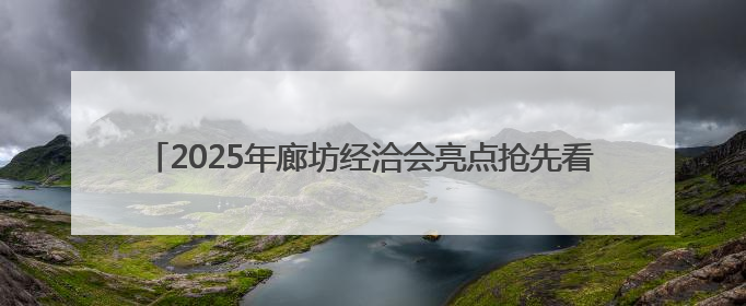 2025年廊坊经洽会亮点抢先看（三）丨6街16巷，邀你逛市集