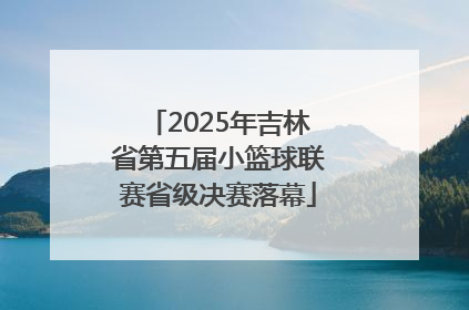 2025年吉林省第五届小篮球联赛省级决赛落幕